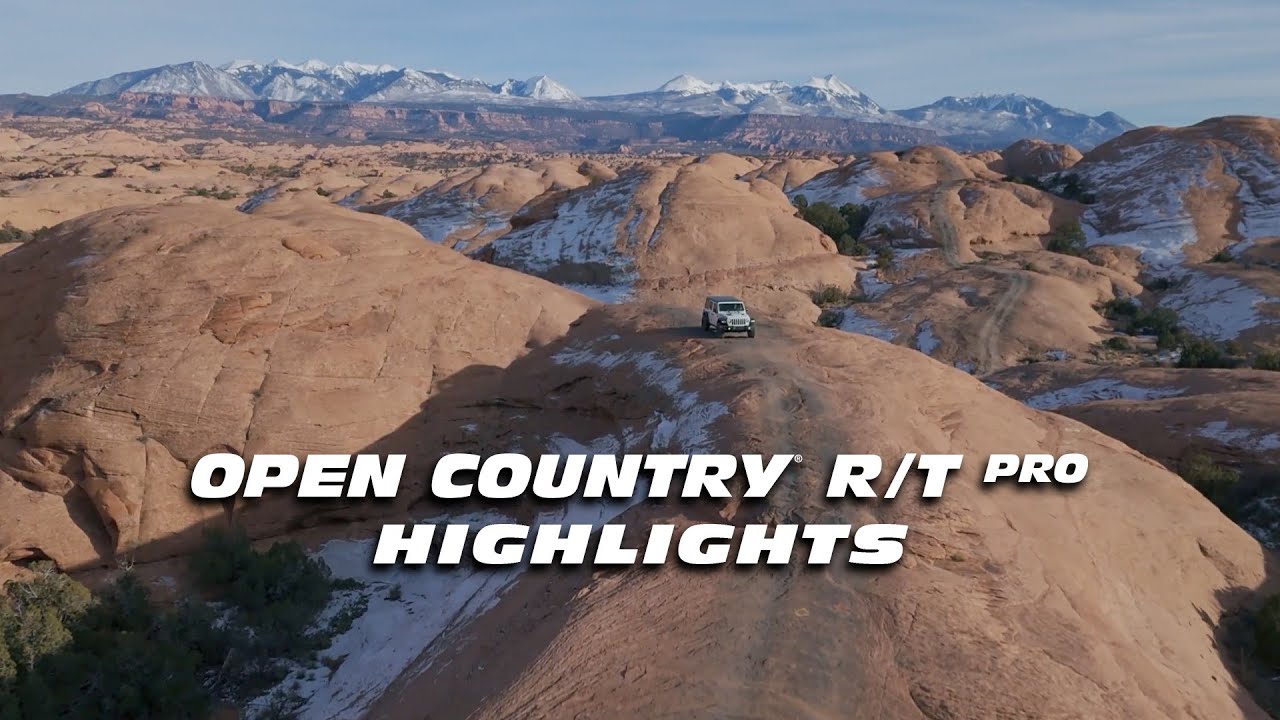 Open Country R/T Pro Highlights