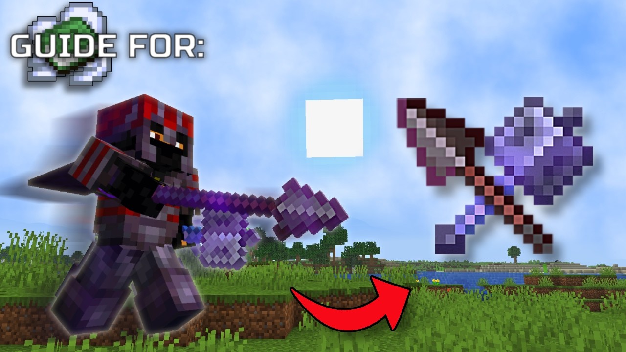 Полный гайд по PvP с копьем и булавой в Minecraft