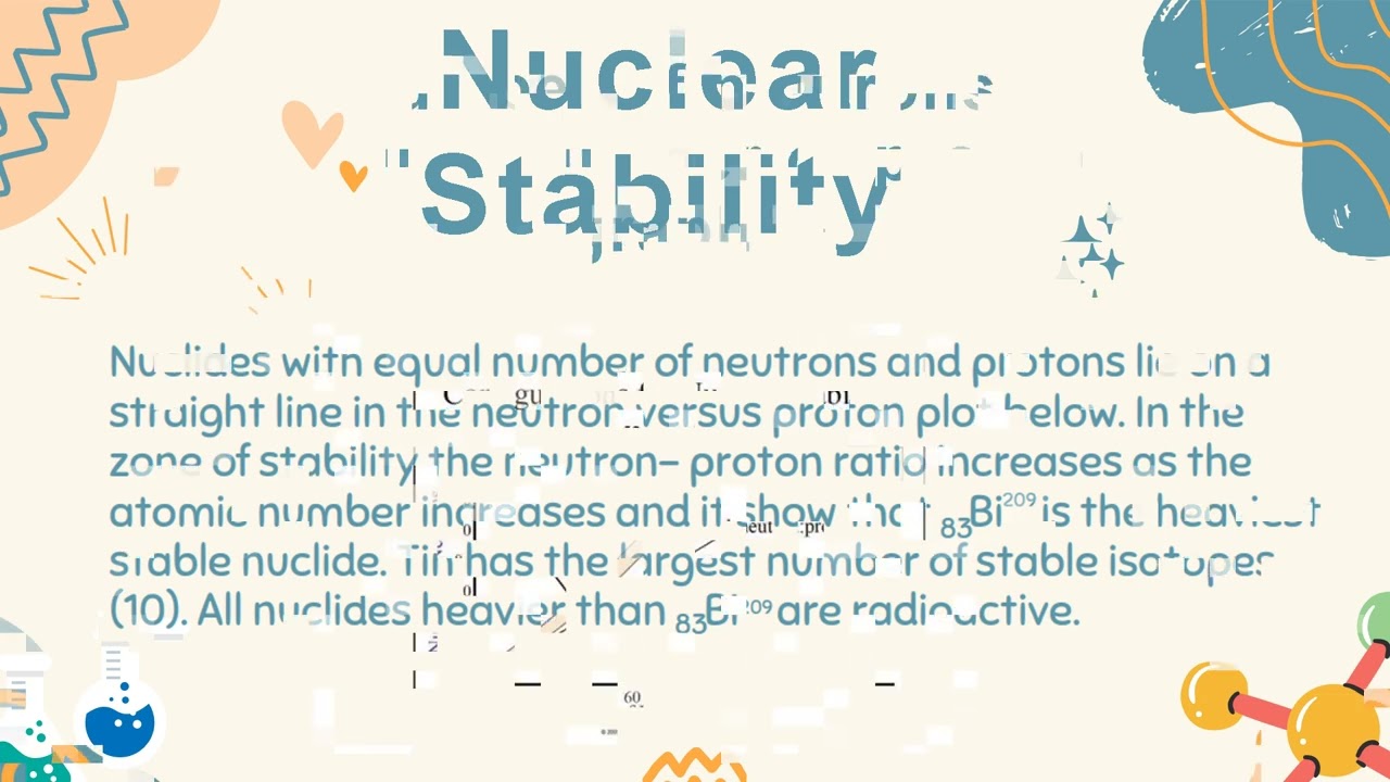 Part 3  Nuclear Stability and Radioactivity