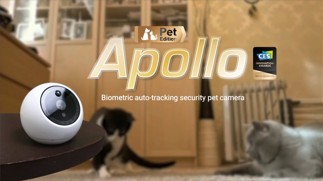 Apollo (Pet Edition) | The Biometric Auto Tracking Security Pet Camera