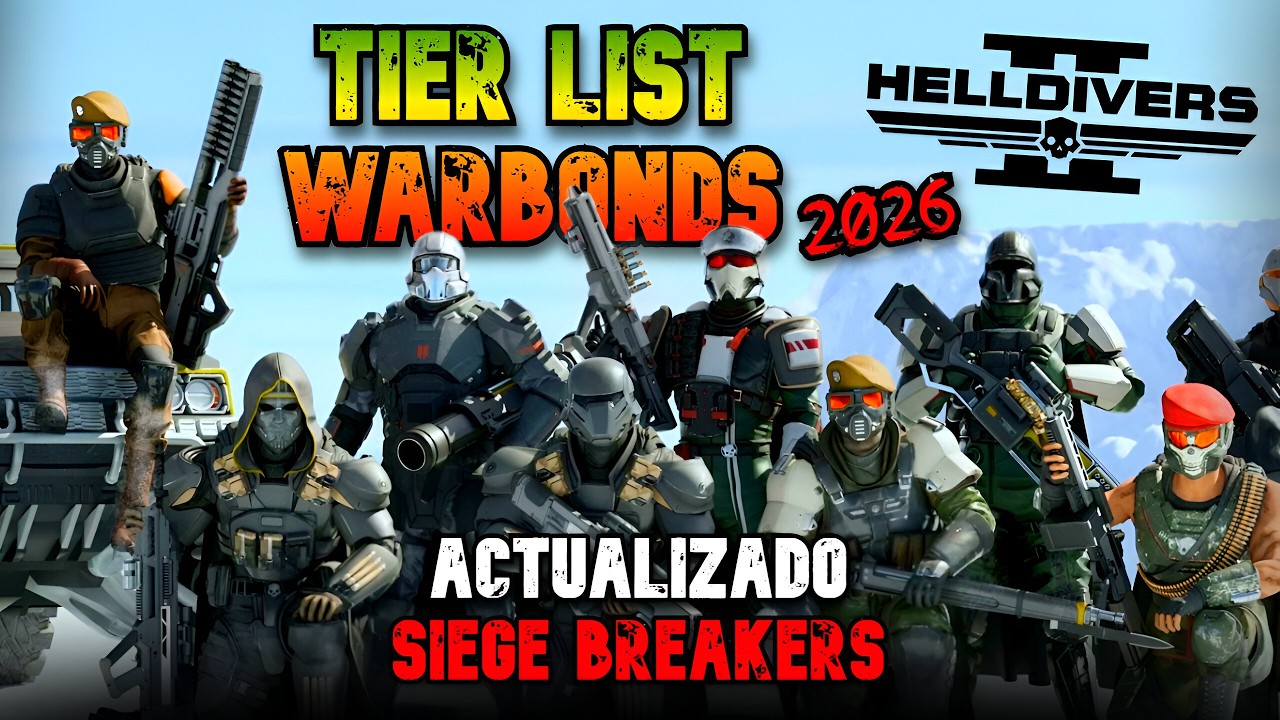 GUÍA MEJORES WARBONDS: TIER LIST ACTUALIZADO 4.0 | HELLDIVERS 2 | Informe en Español