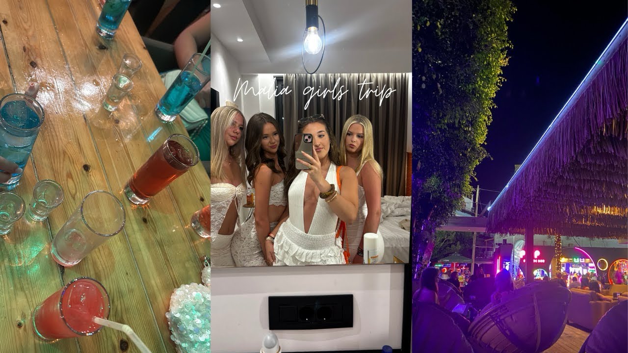 Malia girls trip 🇬🇷 Beach clubs, boat parties and chaos…