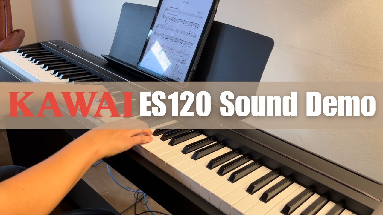 Kawai ES120 Piano Sound Demo (No Talking) | Digital Piano Demo