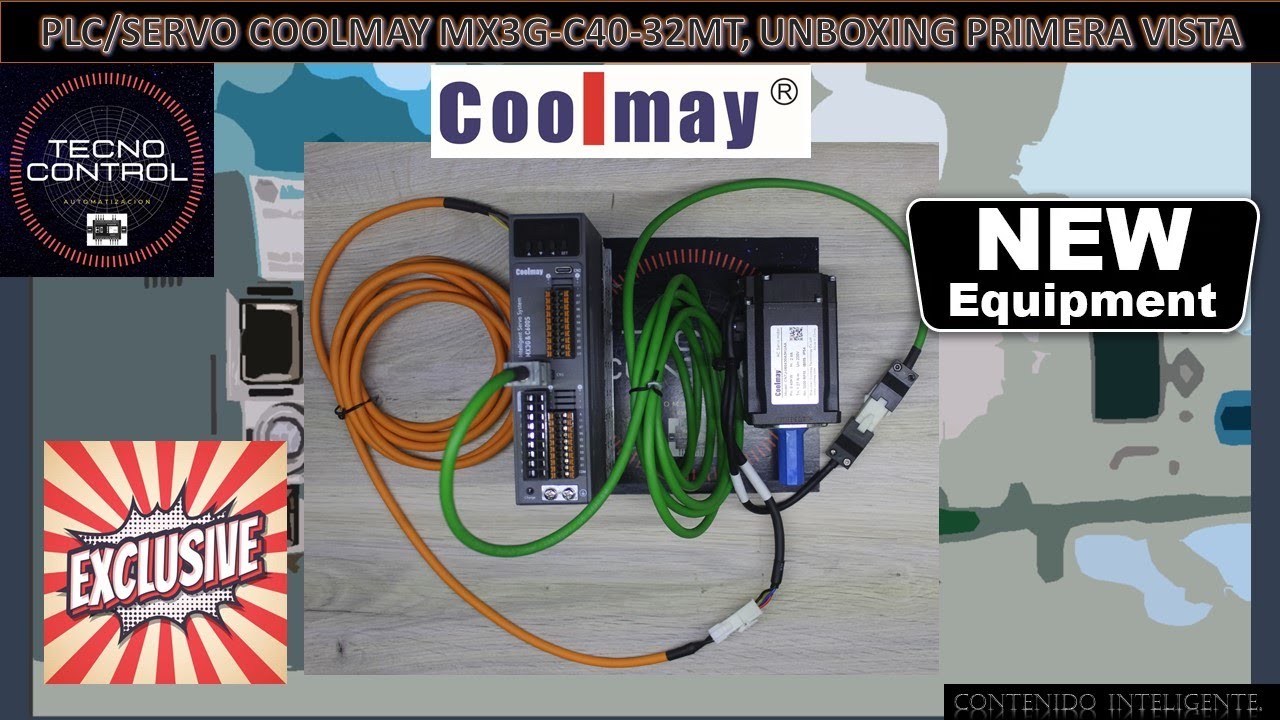 01-PLC/SERVO COOLMAY MX3G-C40-32MT, UNBOXING PRIMERA VISTA