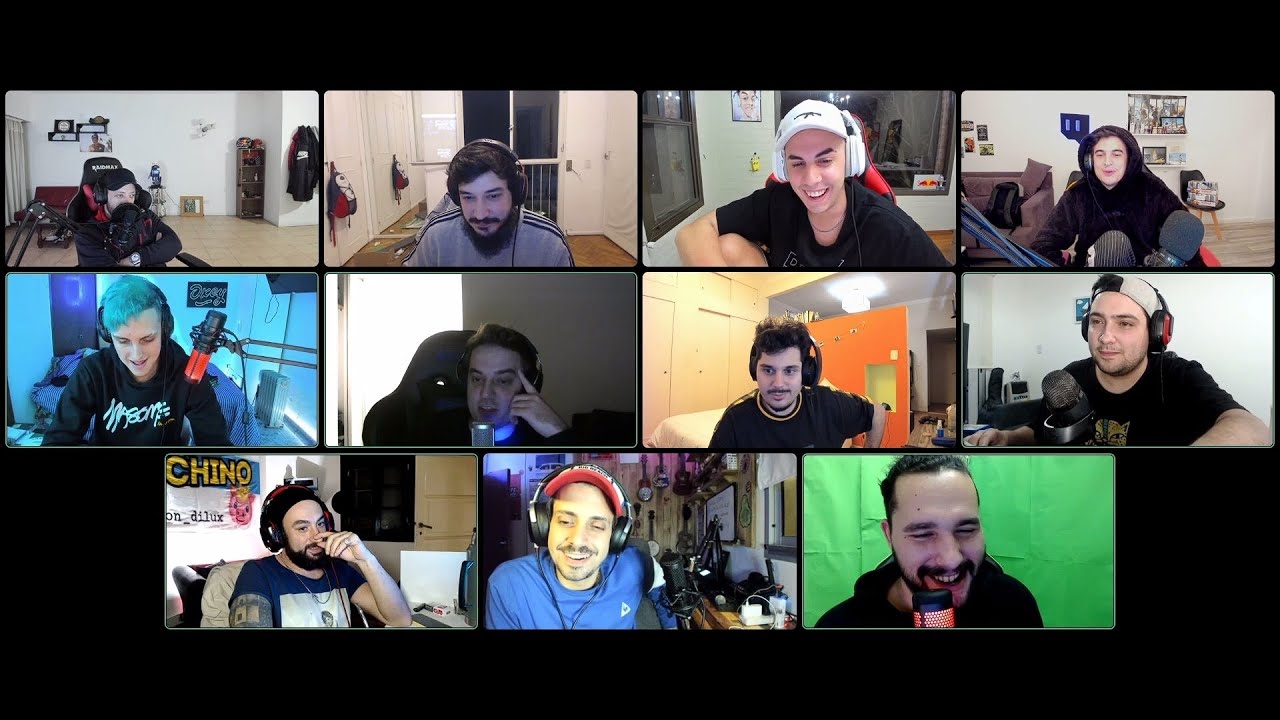 STREAM COMPLETO DE PIMPE Y JOACO CON INVITADOS (Goncho, Dtoke, Radagast, Rodriguez Galati)