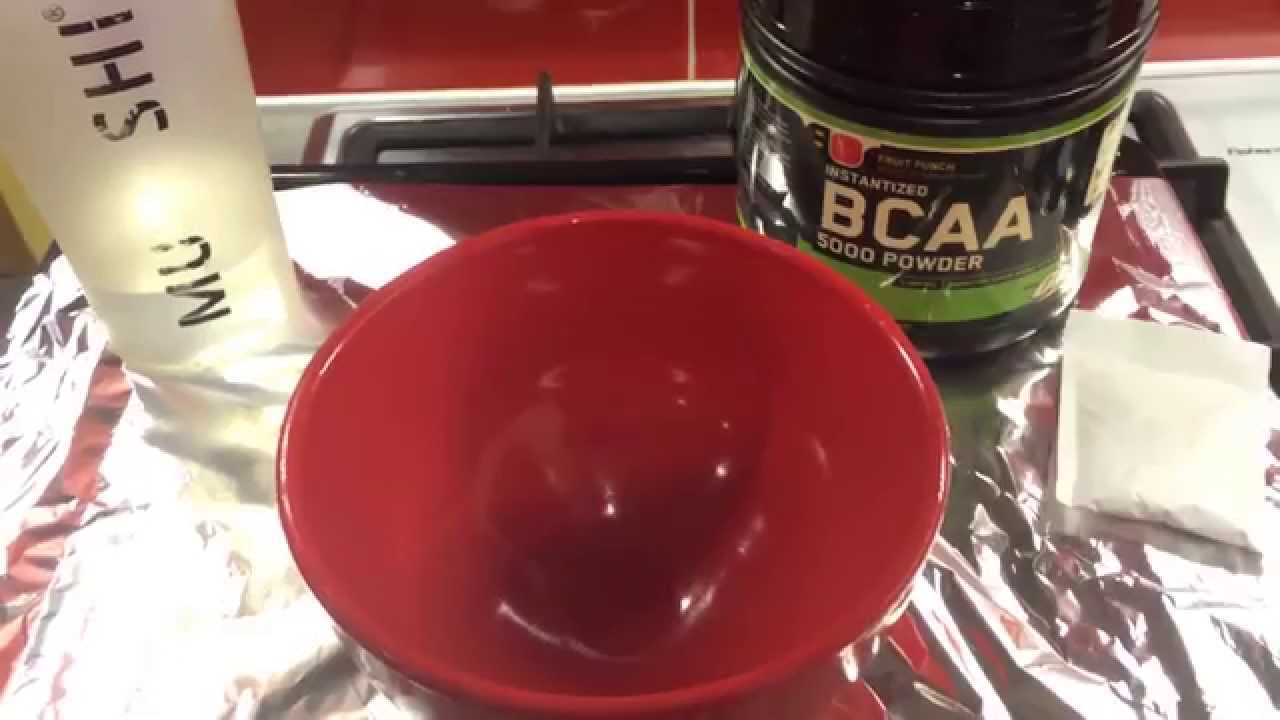BCAA JELLO in between 2 layers of sugar free jello