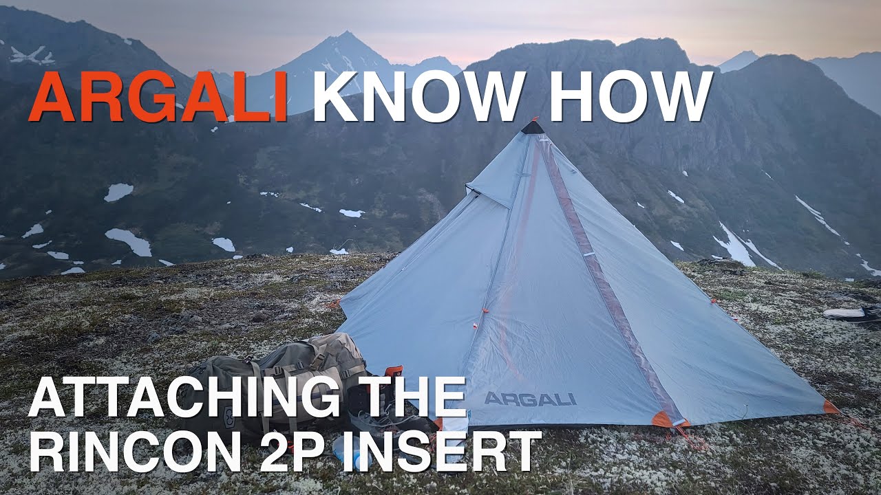 ATTACHING THE INSERT IN YOUR RINCON 2P TENT: ARGALI EQUIPMENT