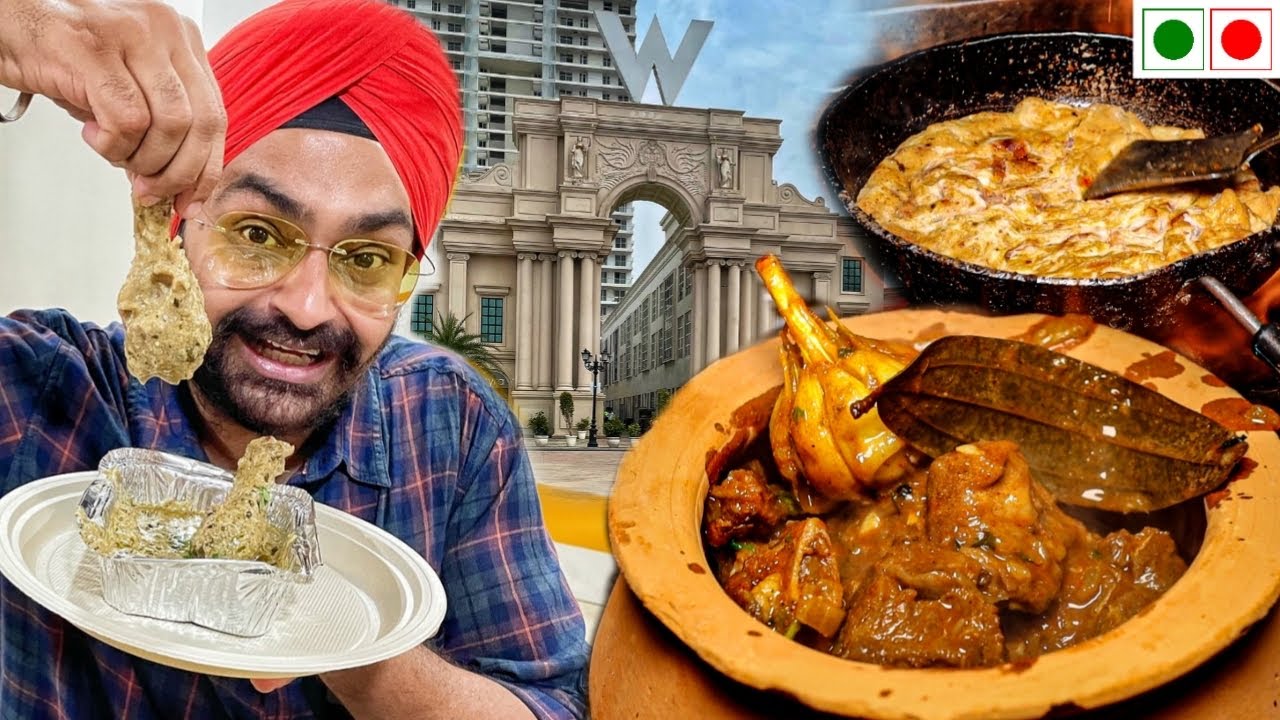 दिलखुश जगह for 500 types Omelette, Bihari Meat, Tangri Kali Mirch, Street Food | World Street Omaxe