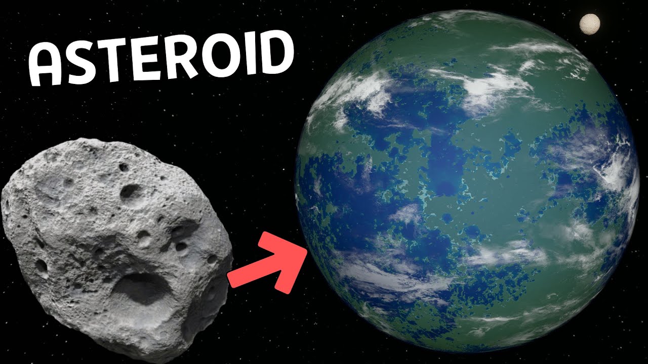 I Terraformed an Asteroid in Universe Sandbox