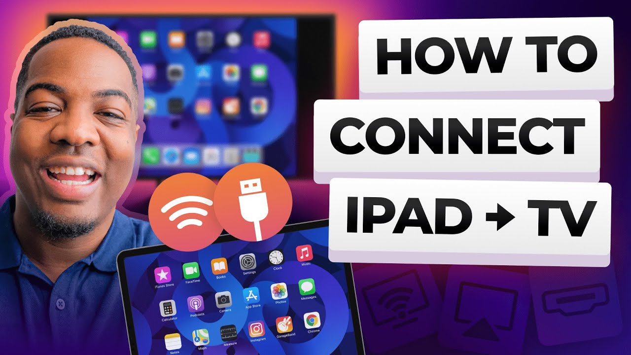 Как подключить iPad к телевизору (3 простых способа)