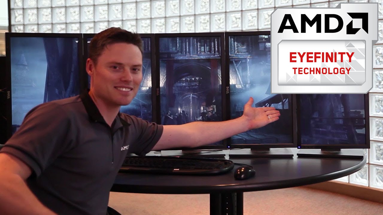 Go way beyond 1080p with AMD Eyefinity Technology