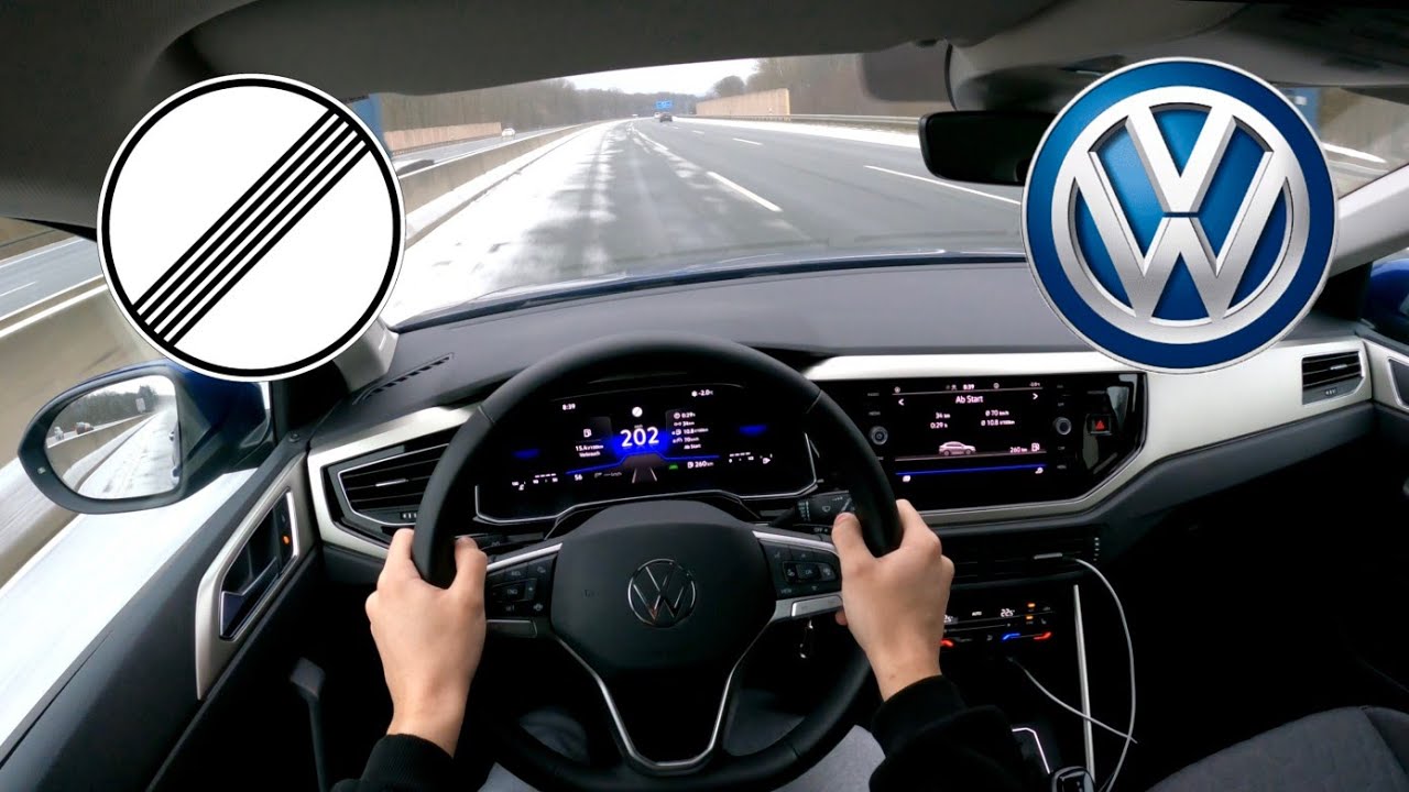 VOLKSWAGEN TAIGO 1.0TSI 116PS TOP SPEED GERMAN AUTOBAHN DRIVE POV🚀