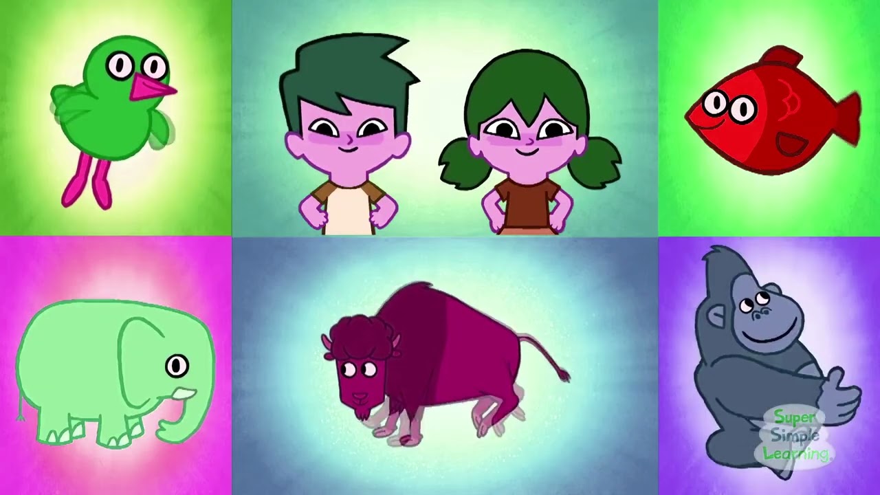 Super Simple Songs We Can SING and DANCE Intro Logo Sponsored By Klasky Csupo 2001 Effects