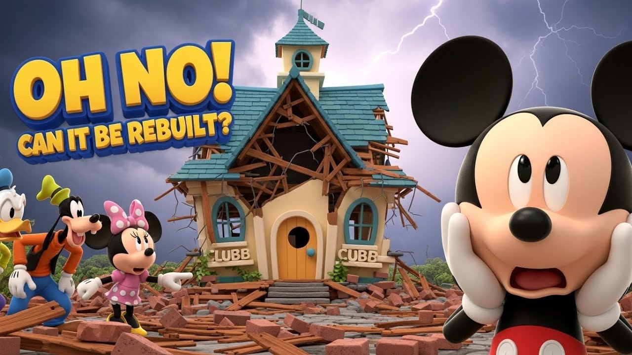 Oh No! Mickey’s Clubhouse Is Gone… Can It Be Rebuilt? | Full Episode