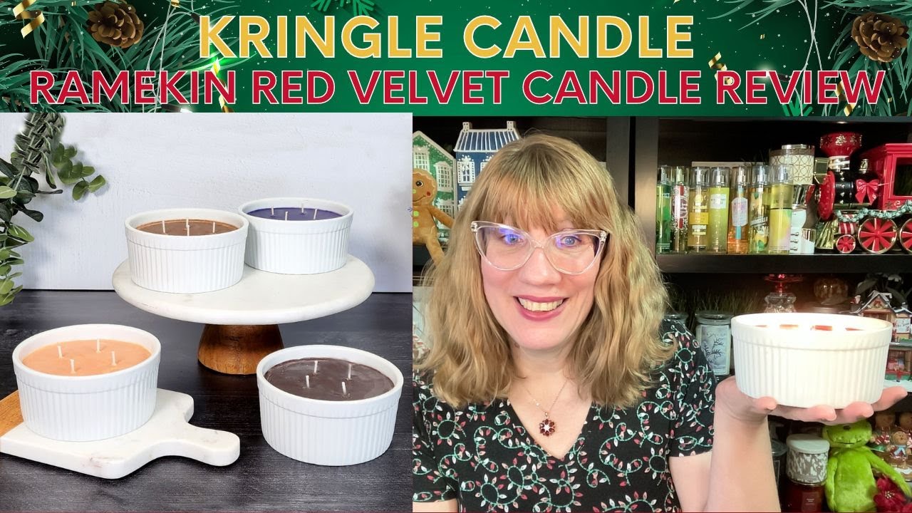 KRINGLE CANDLE Ramekin Red Velvet Candle Review