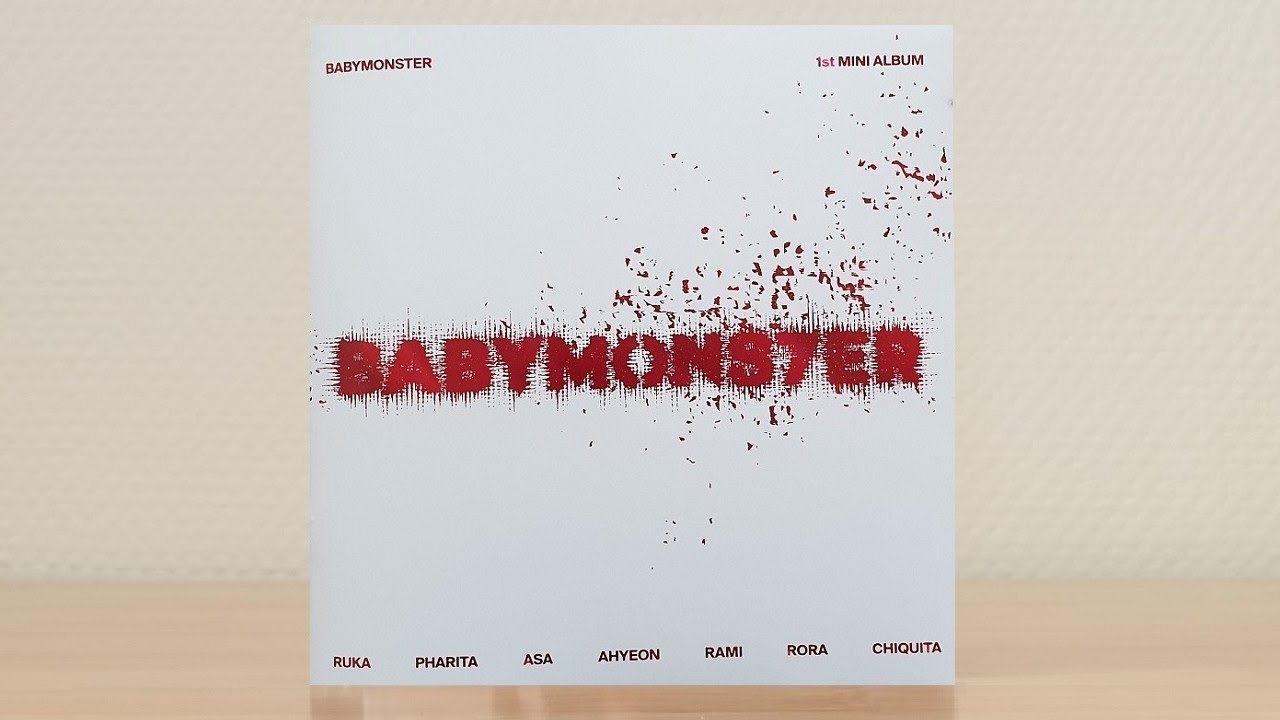 Babymonster - Babymons7er 1ST Mini Album (Photobook Ver.) CD UNBOXING