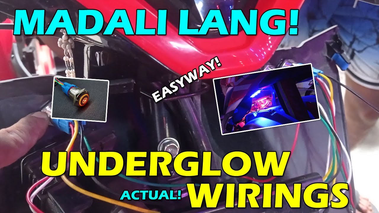 UNDERGLOW ACTUAL WIRINGS | HALO SWITCH | HONDA CLICK 125/150i