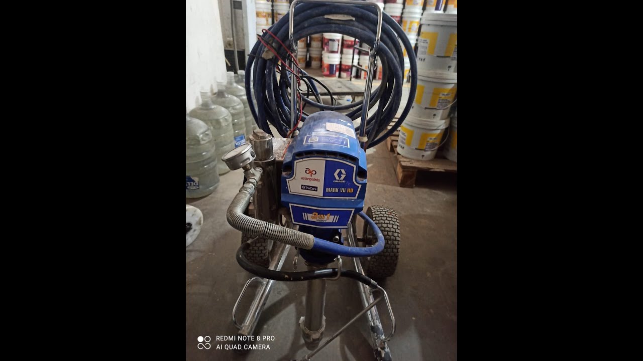 GRACO MARK 7- PUTTY SPRAY MACHINE BY ASIAN PAINTS - 3-in-1 PUTTY/ TEXTURE / WATERPROOFING SPRAYER ||