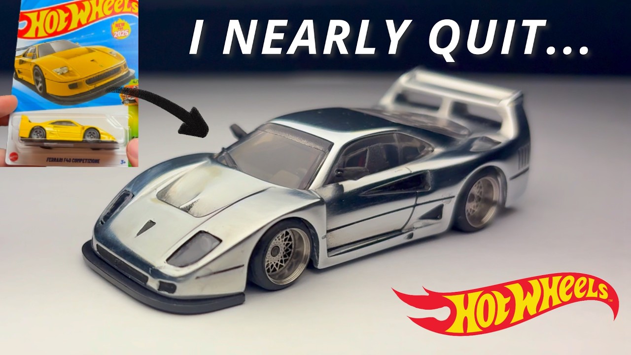 Коллекционная машинка Hot Wheels за 2 доллара → Единственный в своем роде арт-объект Ferrari F40