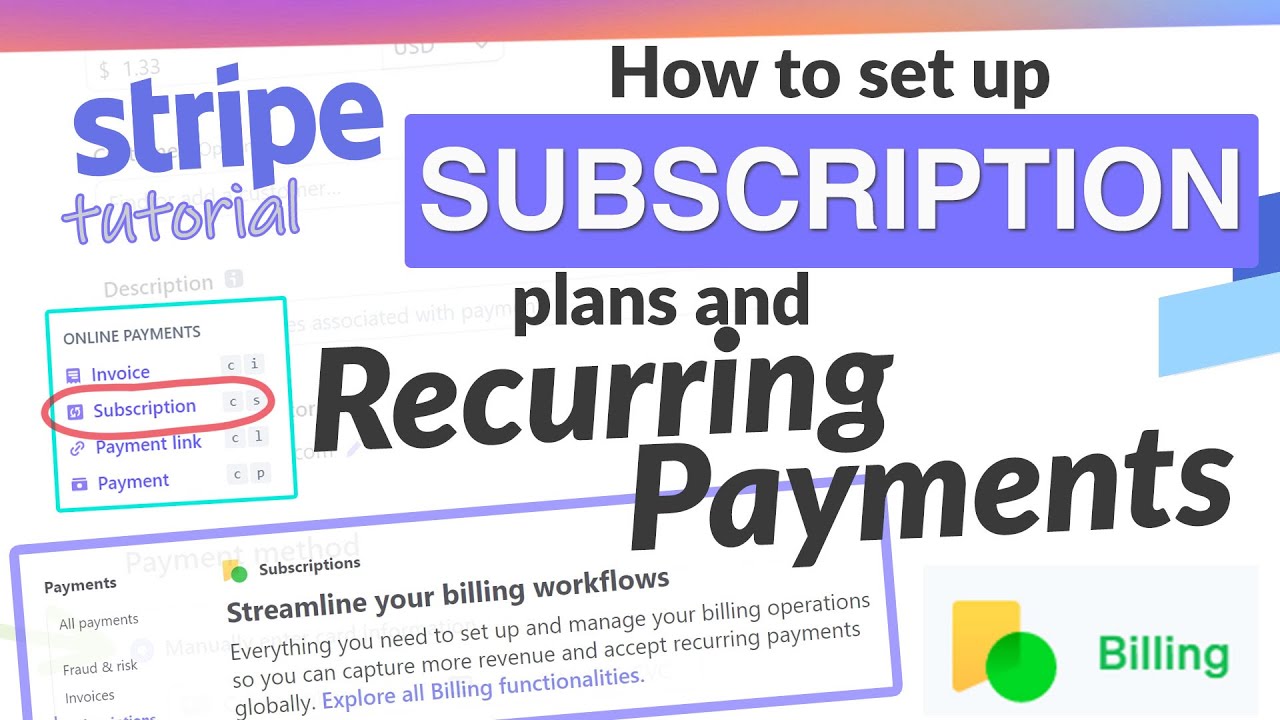 Подписки и тарифные планы Stripe — Учебное пособие по регулярным платежам с подпиской Stripe
