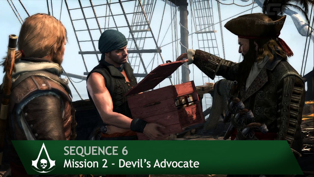 Assassin's Creed 4: Black Flag [100% синхронизация] Адвокат дьявола [Последовательность 6 - Мисси...