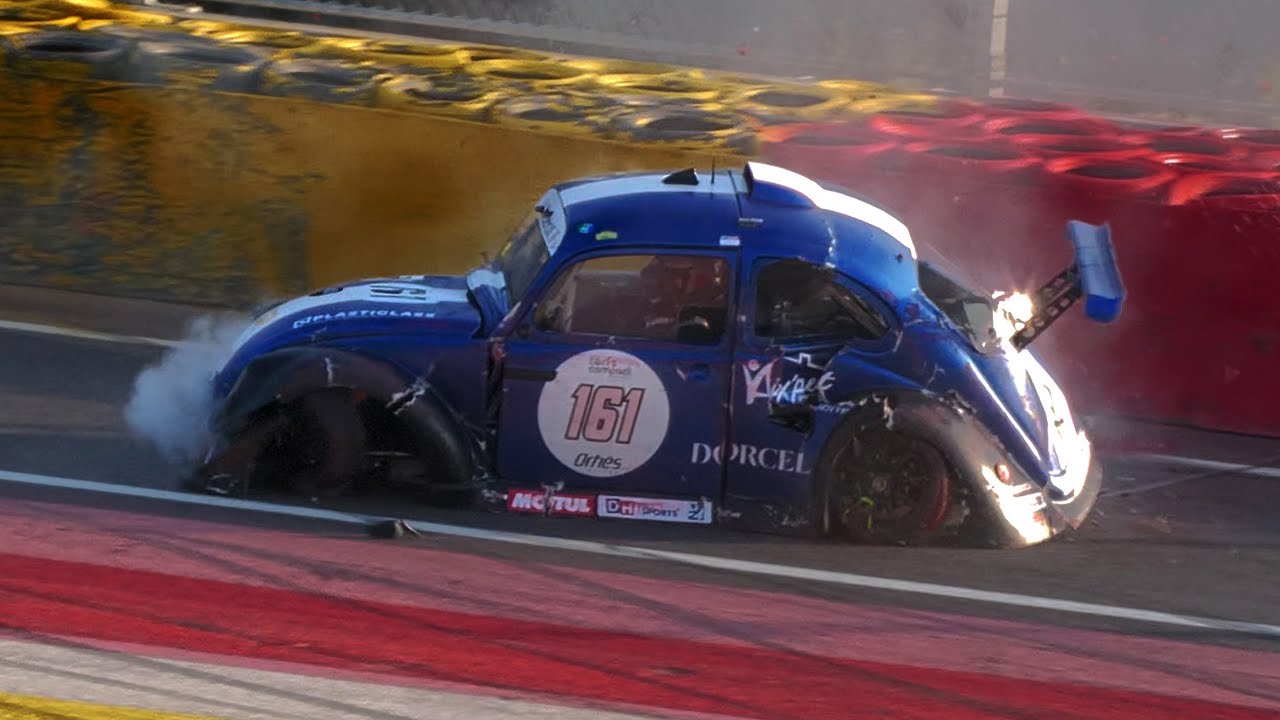 25H Spa VW Fun Cup 2024 - BIG CRASHES, SPINS, PROBLEMS & ACTION