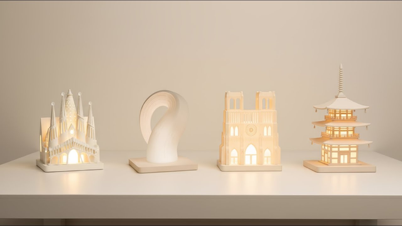 I Designed 28 Unique 3D-Printed Lamps (You’ve Never Seen Before)