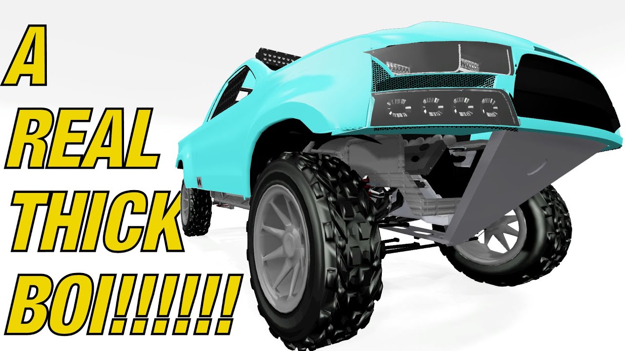 I put HELLA CHUNKY tires on my Trophy Truck - Automation🔧BeamNG.Drive