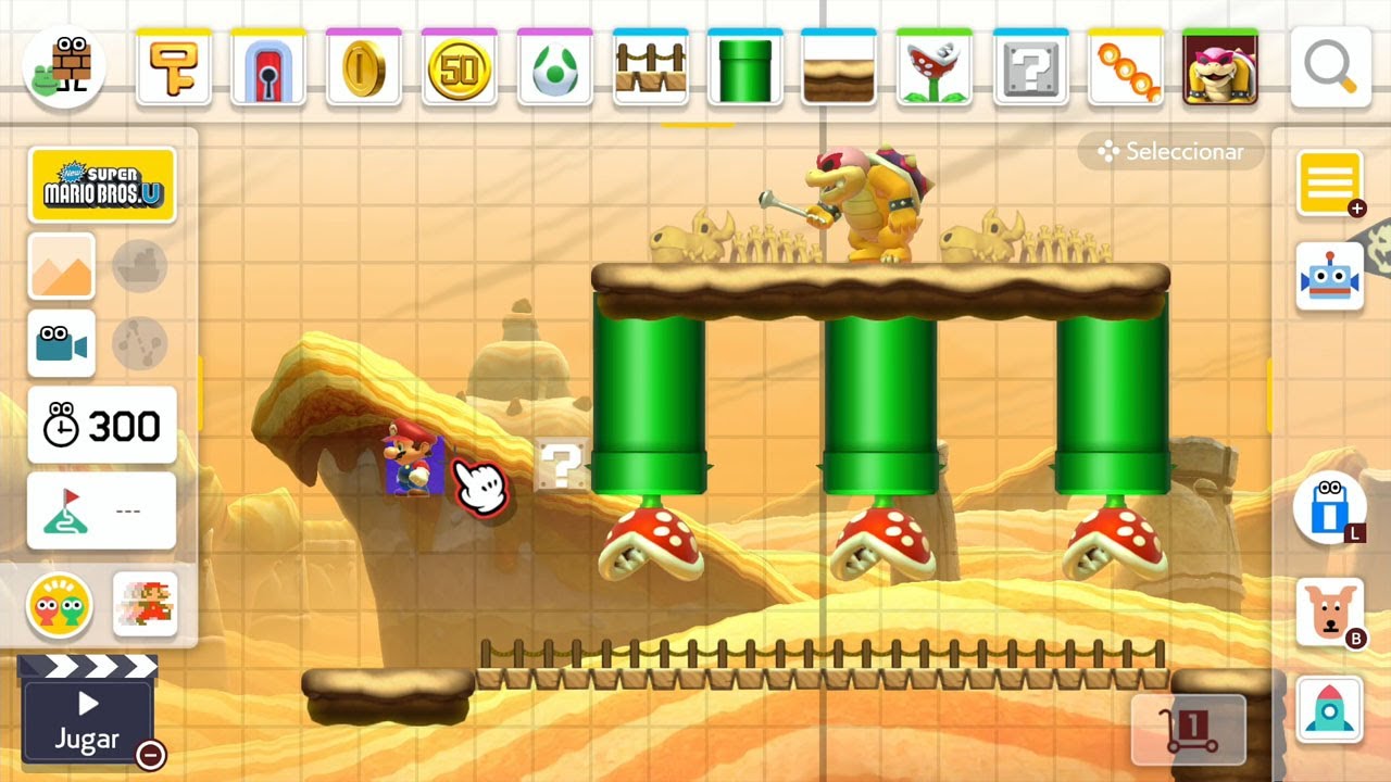SUPER MARIO MAKER 2 / Editor de niveles de Nintendo Switch | La petición de Roi y Bowsy por JoseFiur