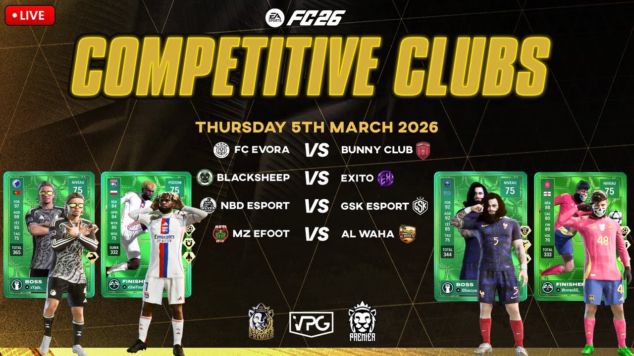 EAFC 26 COMPETITIVE 11V11 | VPG SEASON 17 MD18