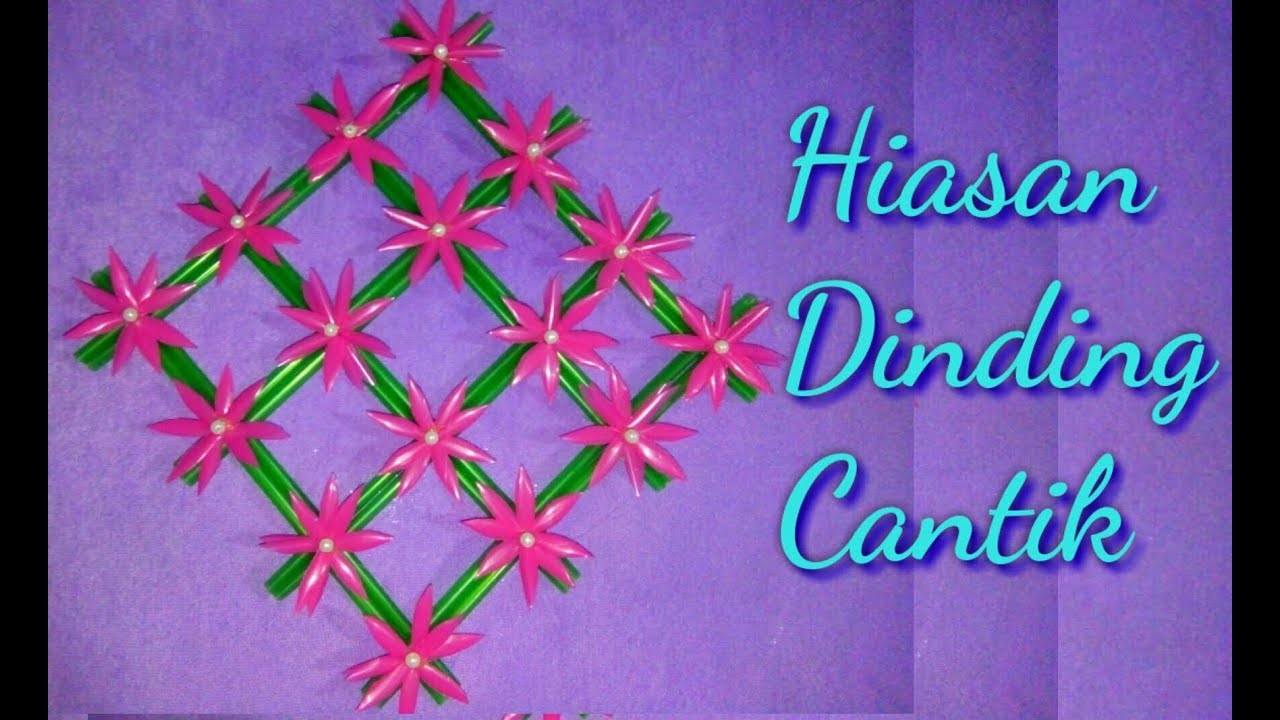 CARA MEMBUAT HIASAN DINDING CANTIK DARI SEDOTAN PART 2 II Fita Astanti