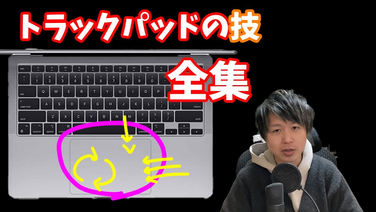 【全操作】Macの「トラックパッド」の使い方まとめ。Macbook の操作をもっと快適に。