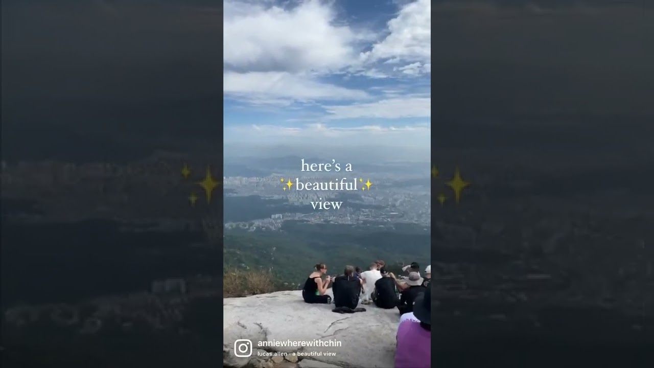 📍Baegundae Peak, Bukhansan #baegundaepeak #bukhansan #hike #seoul #korea #views #beautiful