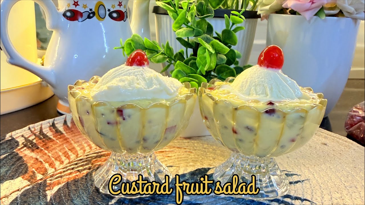 Custard fruit salad | Fruit salad |#fruitsaladrecipe #Asna_official