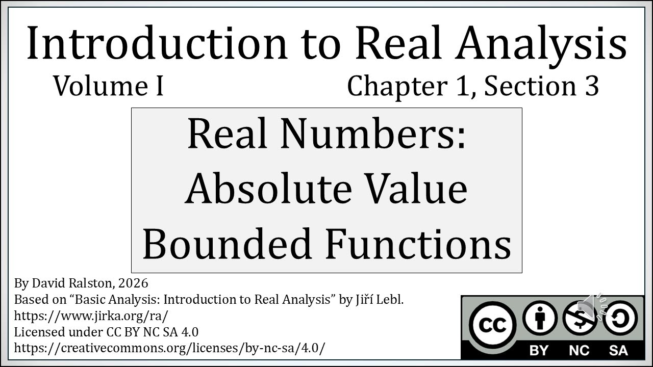Absolute Value and Bounded Functions