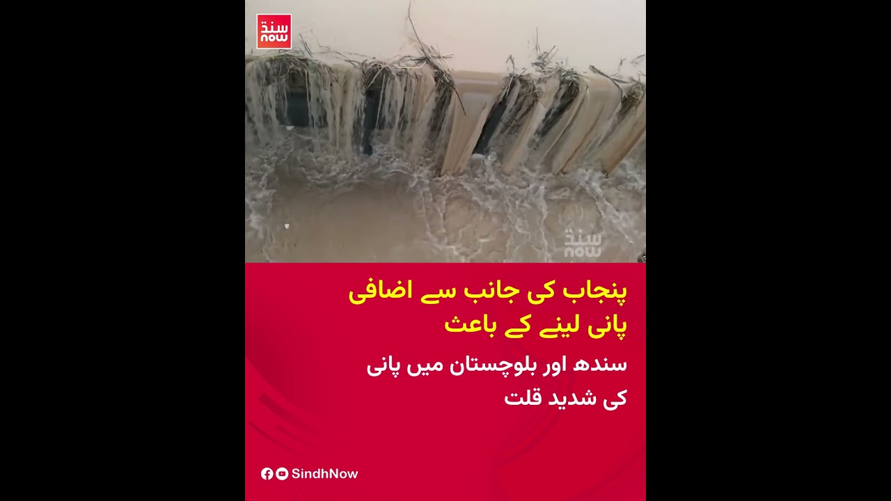 Sindh and Balochistan Face Severe Shortages as Punjab Draws Excess Water