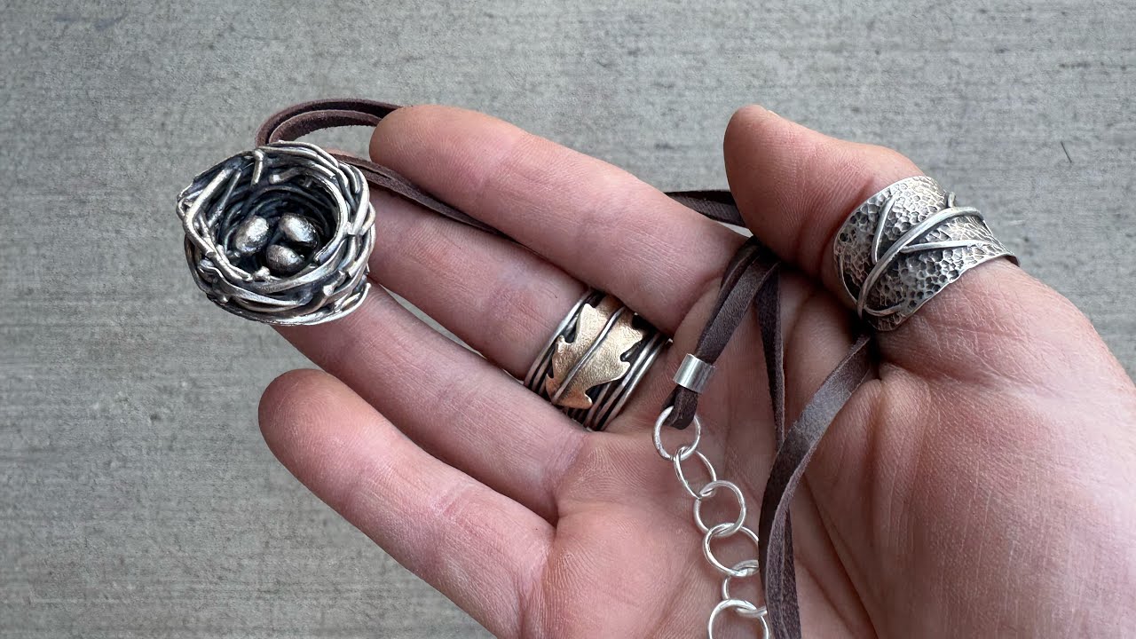 How to fabricate a nest in sterling silver