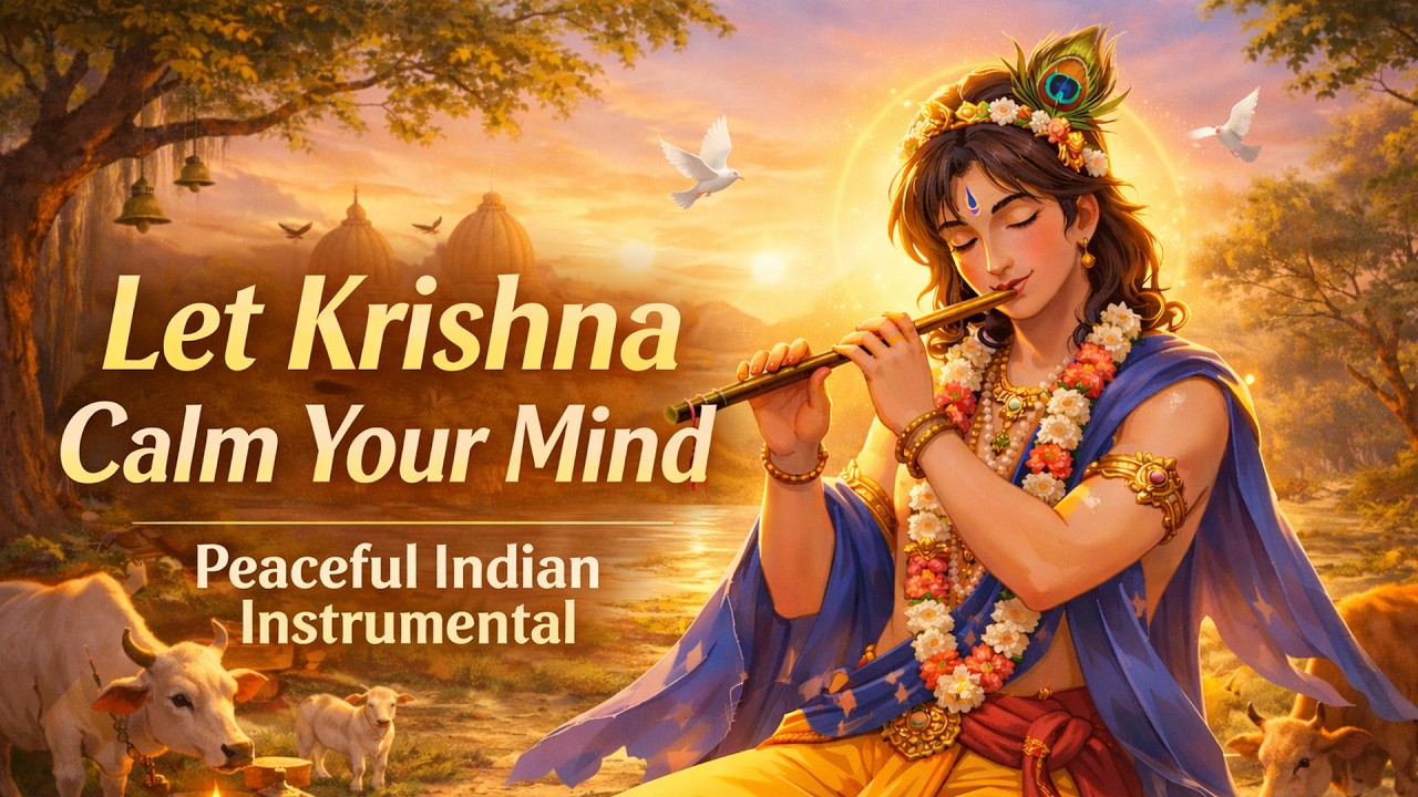 🎶🦚 Krishna Ki Bansuri | Indian Classical Instrumental | Play & Forget All Stress