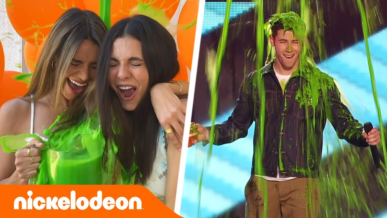 Os 10 Melhores Banhos De Slime do Kid's Choice Awards | Nickelodeon em Português