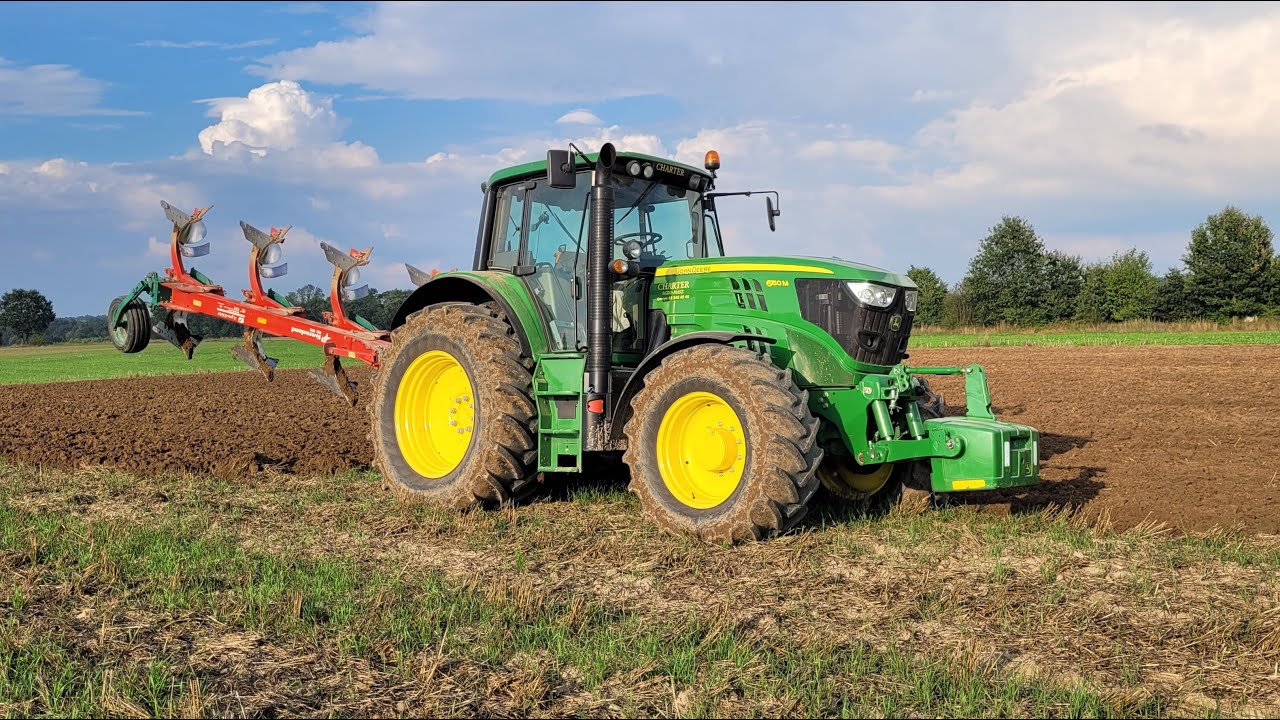Orka pod rzepak 2022 - John Deere 6150M & Kverneland ED100 - Kilka dni z orki