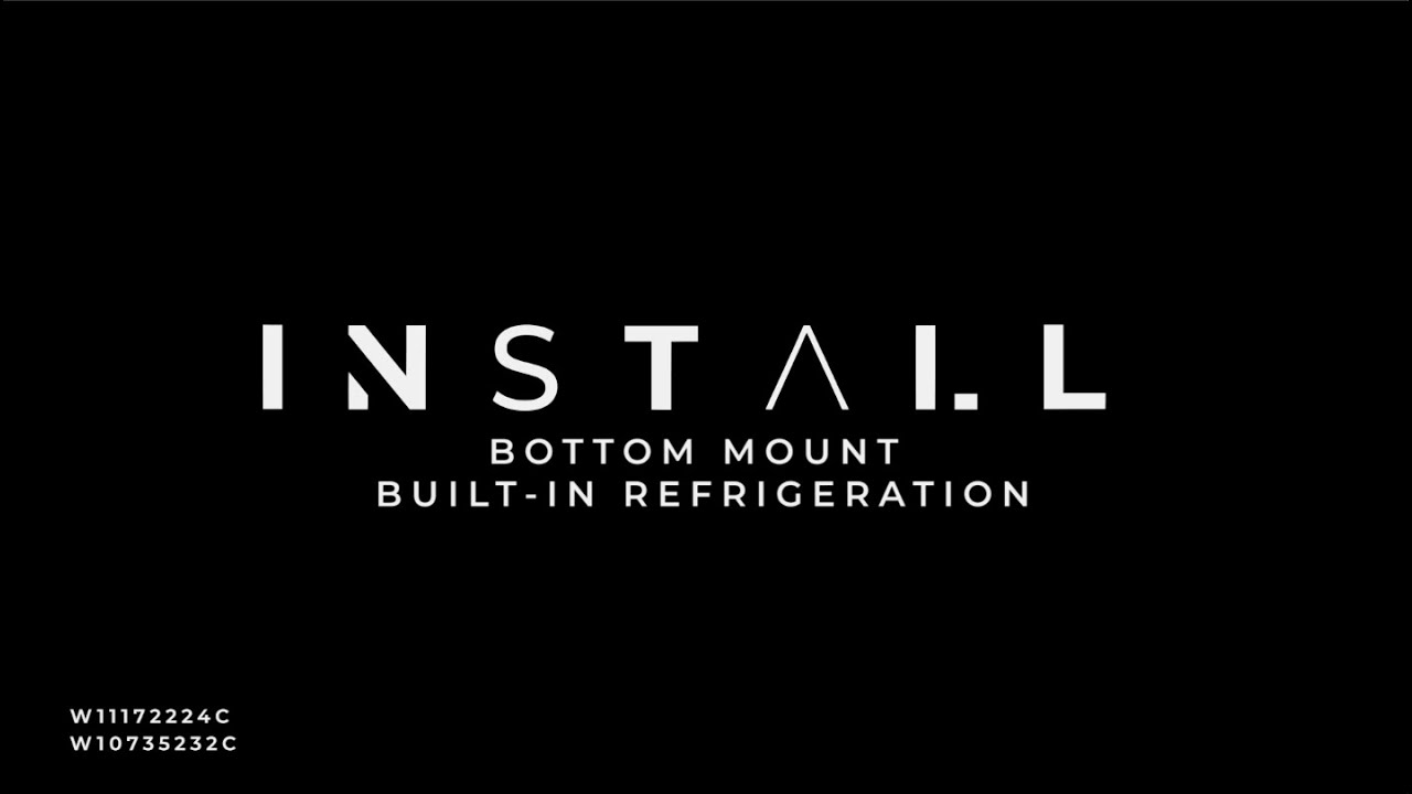 How to Install the Built-In Refrigerator | JennAir