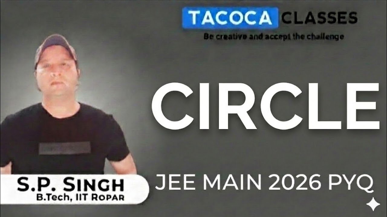 CIRCLE JEE MAIN 2026 PYQ  - BY S.P. SIR