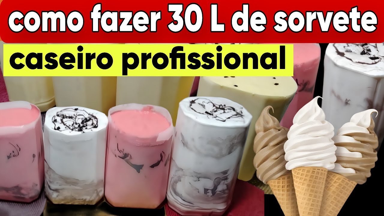 MELHOR RECEITA DE SORVETE CASEIRO DO YOUTUBE PARA VENDER E GANHAR DINHEIRO