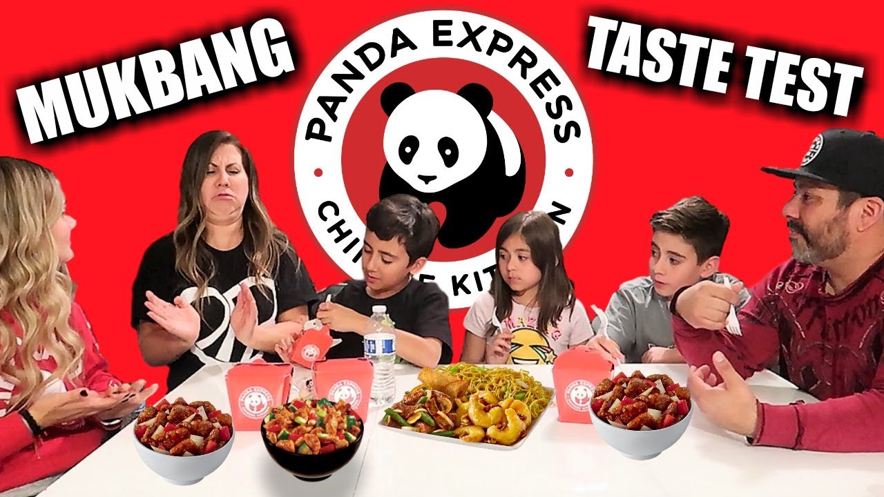Panda Express Chinese Food Taste Test | Kids Trying Panda Express in Our Family Mukbang