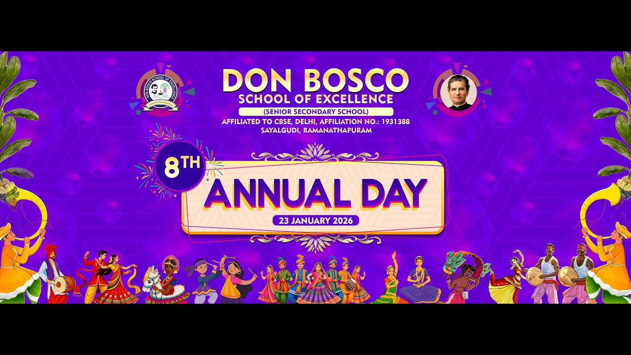 #annualday #Don Bosco School of Excellence #Sayalgudi #ramanathapuram