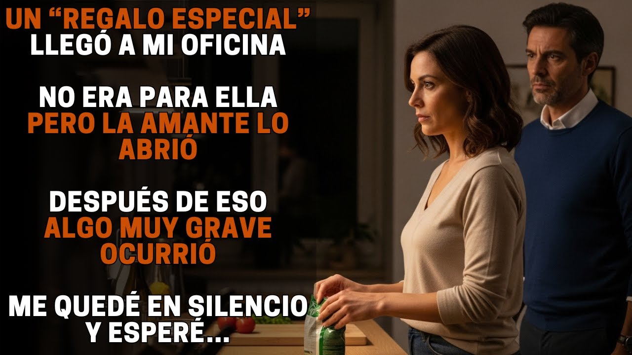 MI MARIDO ME ENVIÓ UN “REGALO ESPECIAL” POR LA SECRETARIA — PERO LA AMANTE LO ABRIÓ POR ERROR…