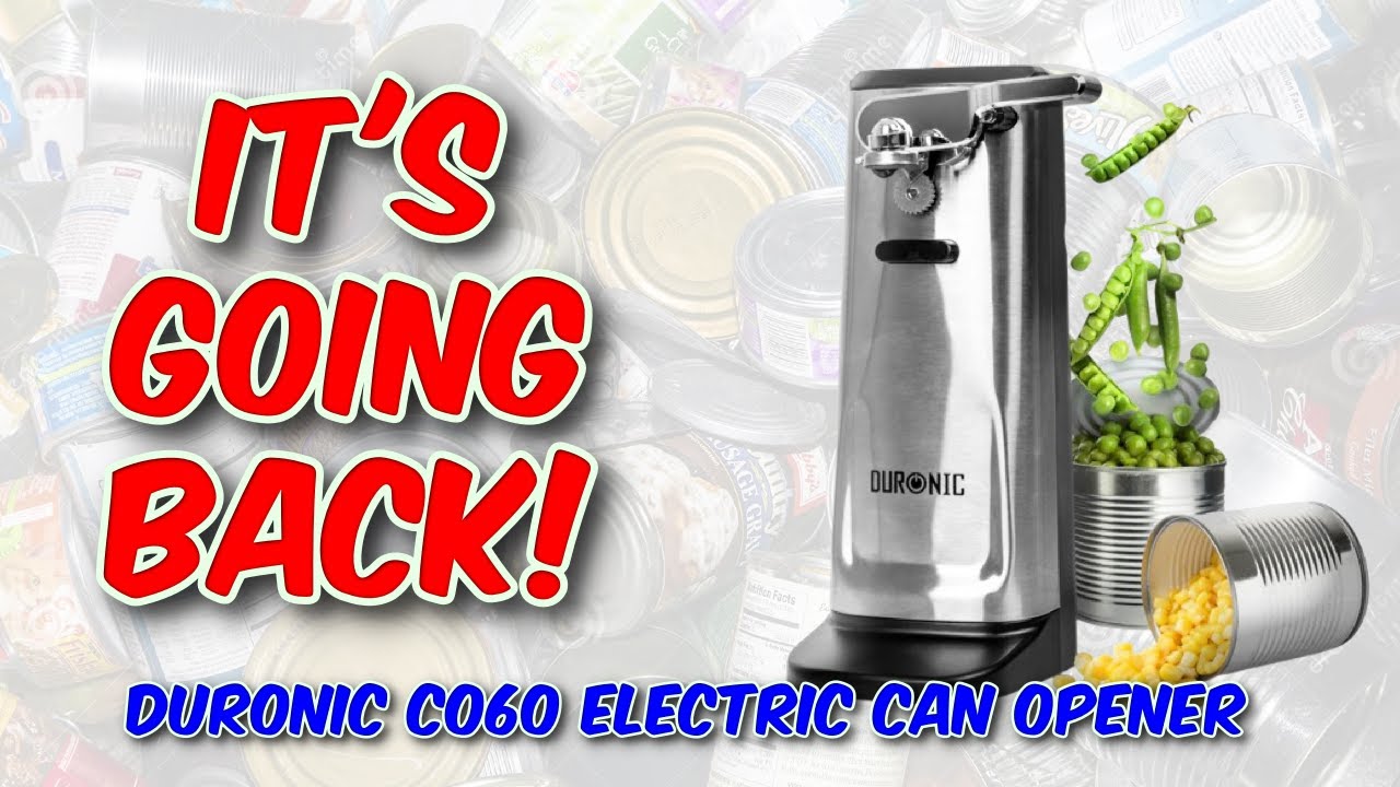 Duronic CO60 Electric Can Opener Review