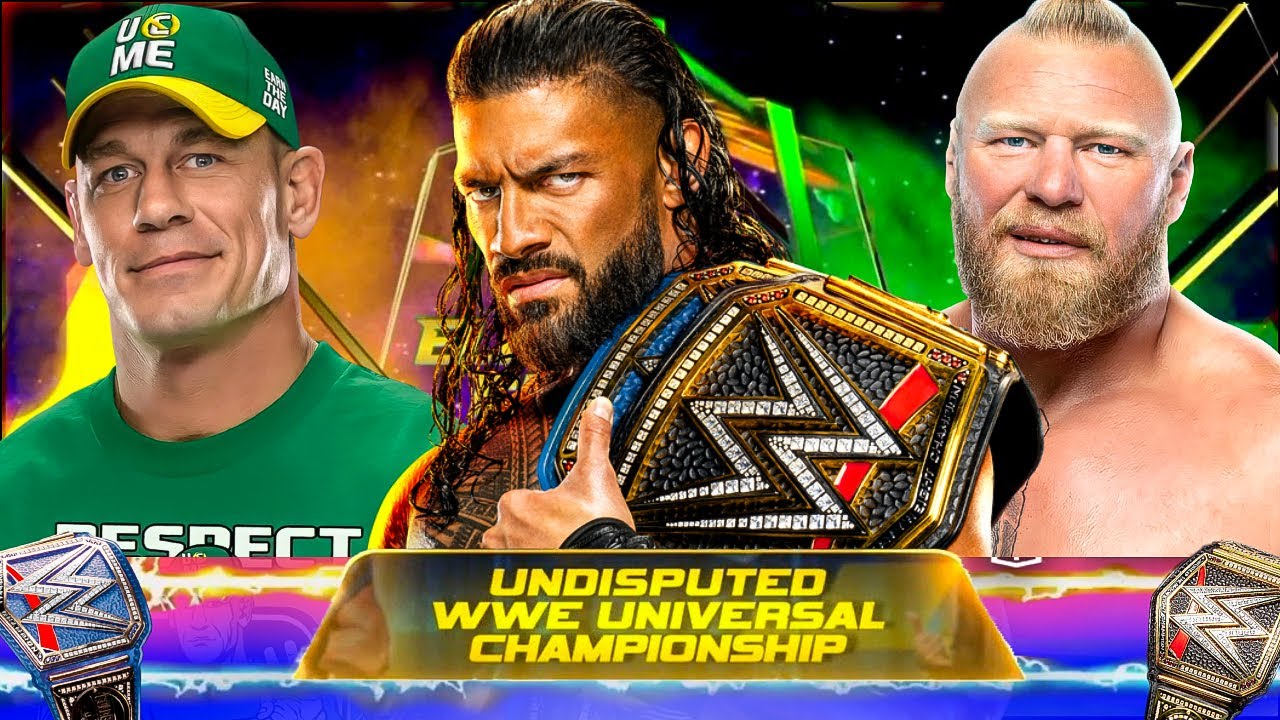 WWE 2K22 Live Stream - Roman Reigns VS Brock Lesnar VS John Cena For Undisputed Championship