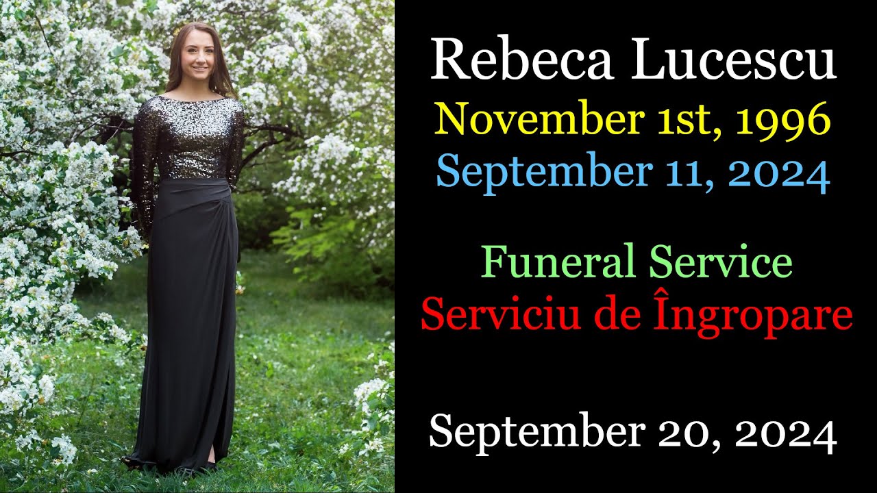 2024-09-20 - Rebecca Lucescu - Funeral Service