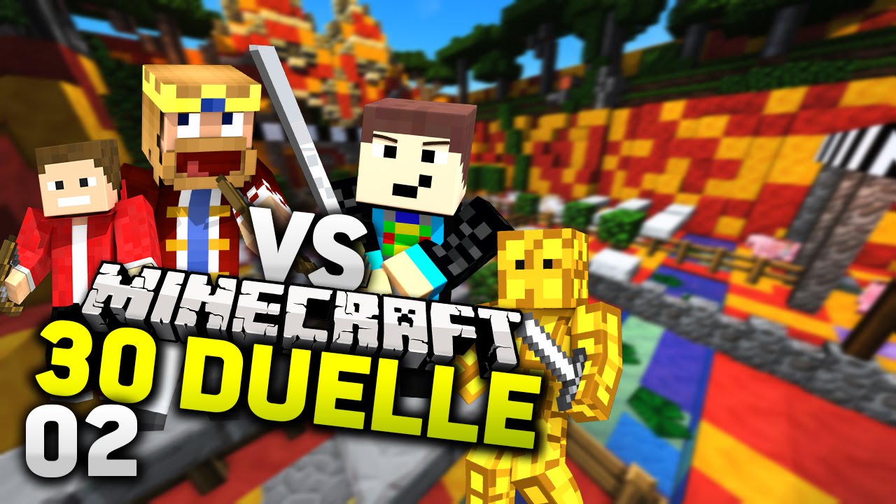 Der WETTKAMPF geht weiter - Minecraft 30 DUELLE #2 - Team GommWaffel